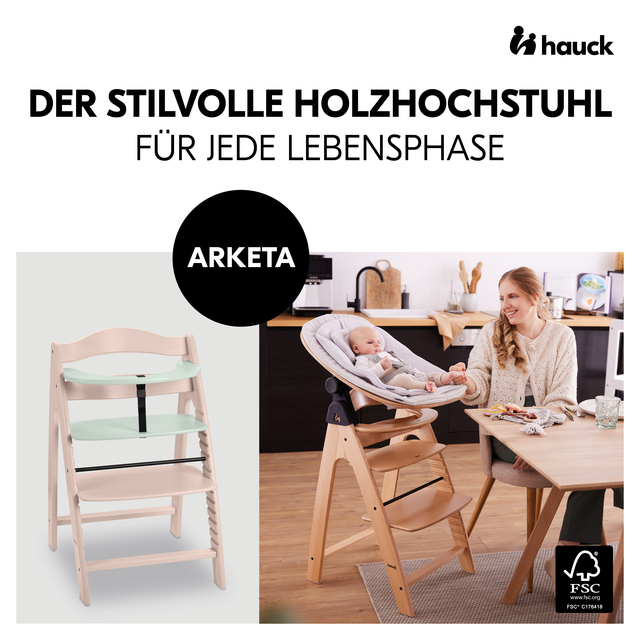 Arketa Beech Beech Whitewashed Mint