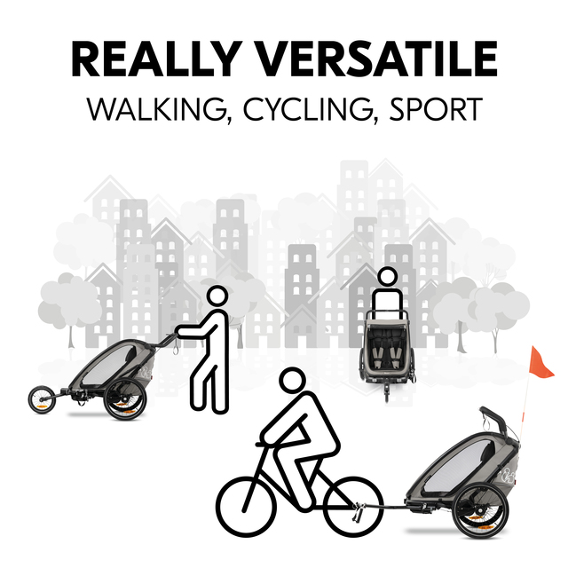 Bike N Walk Duo Light Grey