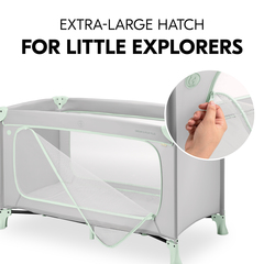 Extra-large access hatch for little explorers