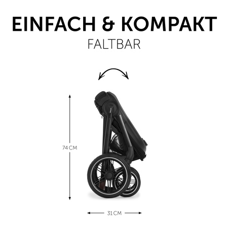 Einfach und kompakt faltbar