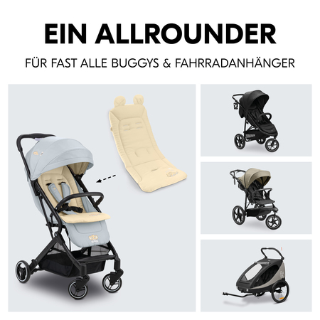 Für Buggys und Fahrradanhänger