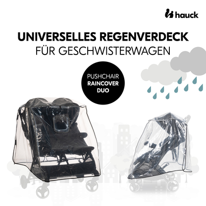 Pushchair Raincover Duo