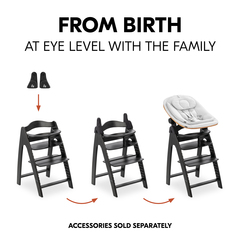 With the family from birth
