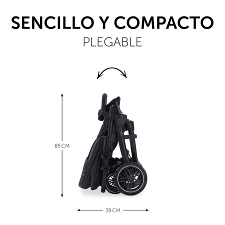 Fácil de transportar gracias a su plegado compacto