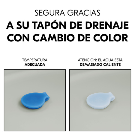 Segura gracias al tapón con cambio de color