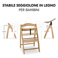 Seggiolone stabile per bambini