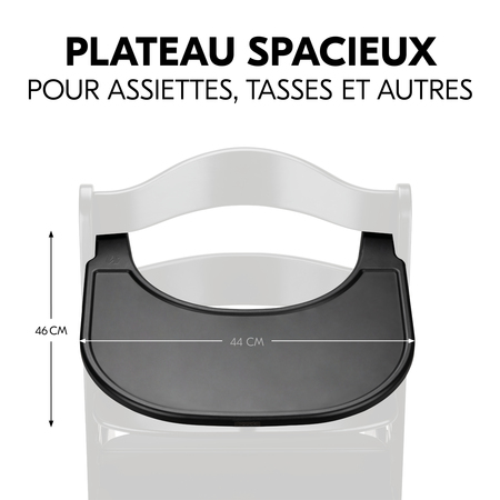 Beaucoup d'espace pour manger et jouer