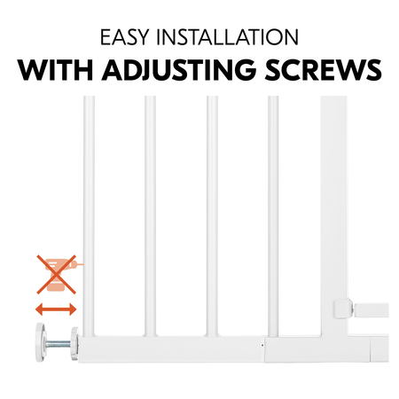 Clamping gate with pressure fastening