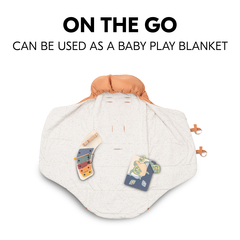 Can be used as a baby play mat while out
