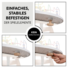 Einfaches, stabiles Befestigen der Spielelemente