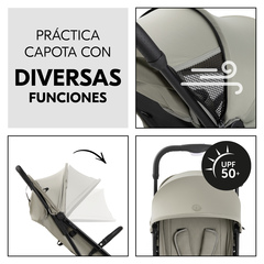 Capota con protección solar y ventanilla de malla