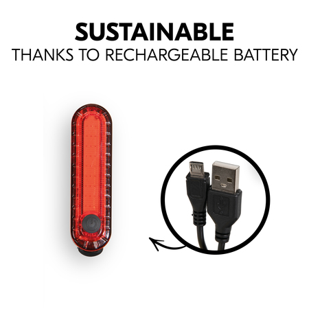 Sustainable thanks to rechargeable battery