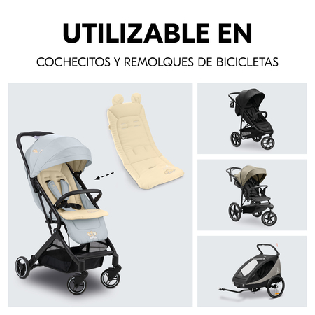 Para sillas de paseo y remolques para bicicleta