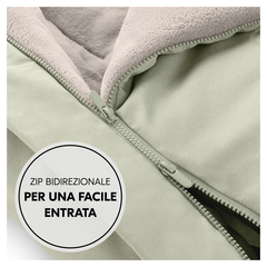 Zip bidirezionale per facilitare l'entrata