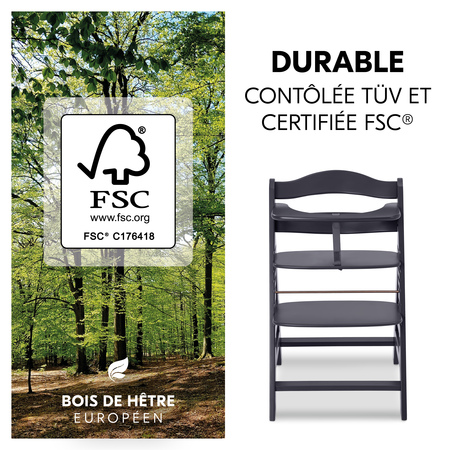 Bois de hêtre durable et certifié FSC®