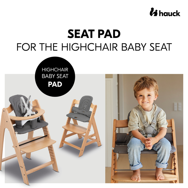 Highchair Baby Seat Pad Dark Grey