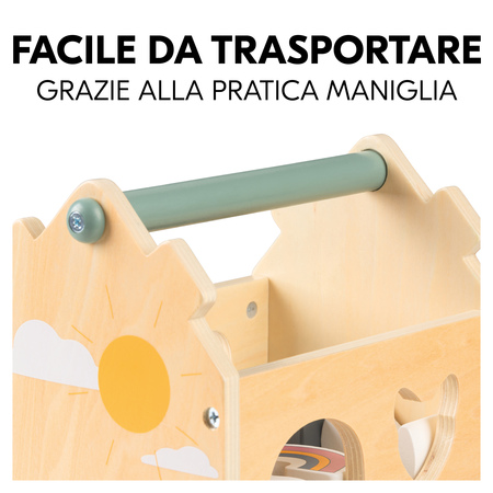 Facile da trasportare grazie alla pratica maniglia