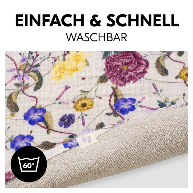 Changing Mat Liner Floral Beige