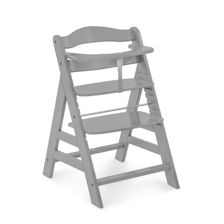 Hauck Alpha+ Select Wooden Highchair & Bouncer – Charcoal - mybaby Online  Store