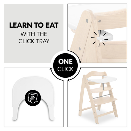 Learning to eat with the one-click food tray