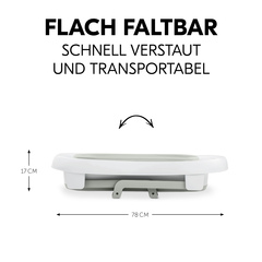 Flach faltbar, schnell verstaut und transportabel