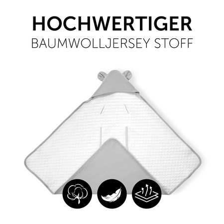 Hochwertiger Baumwolljersey-Stoff für weiche Wärme