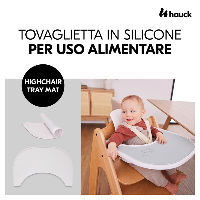 Highchair Tray Mat Speckle Beige