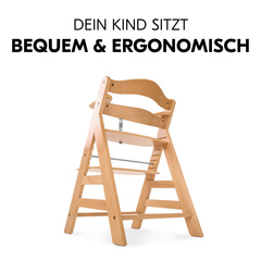 Ein ergonomischer Hochstuhl, der mitwächst