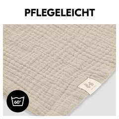 Pflegeleicht und waschbar bei 60° C