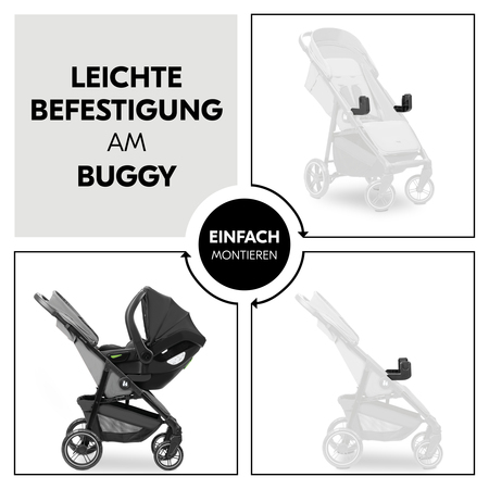 Lässt sich leicht am Buggy befestigen