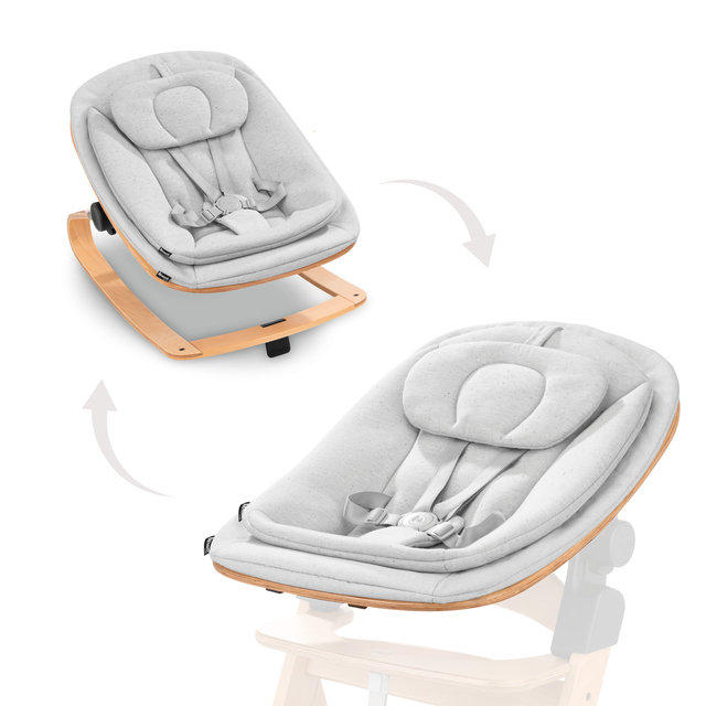 Highchair Bouncer Eco Light Grey