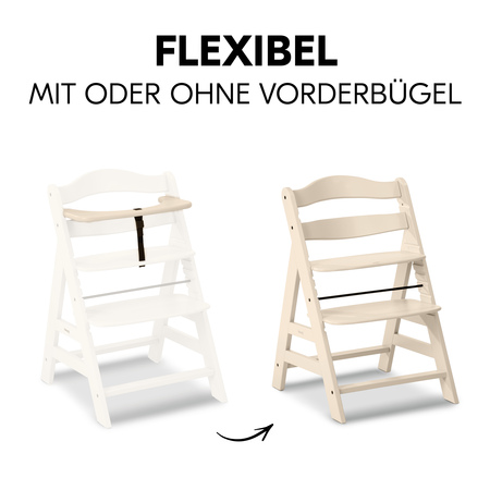 Flexibel nutzbar mit oder ohne Vorderbügel