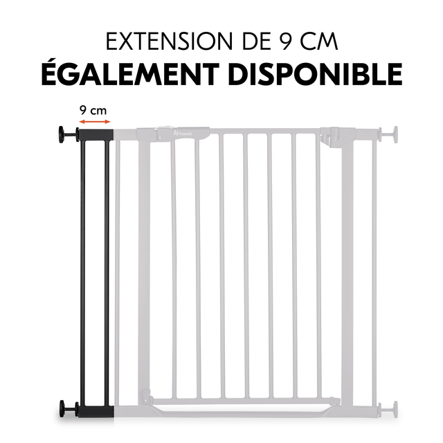 Safety Gate Extension 21 cm Black