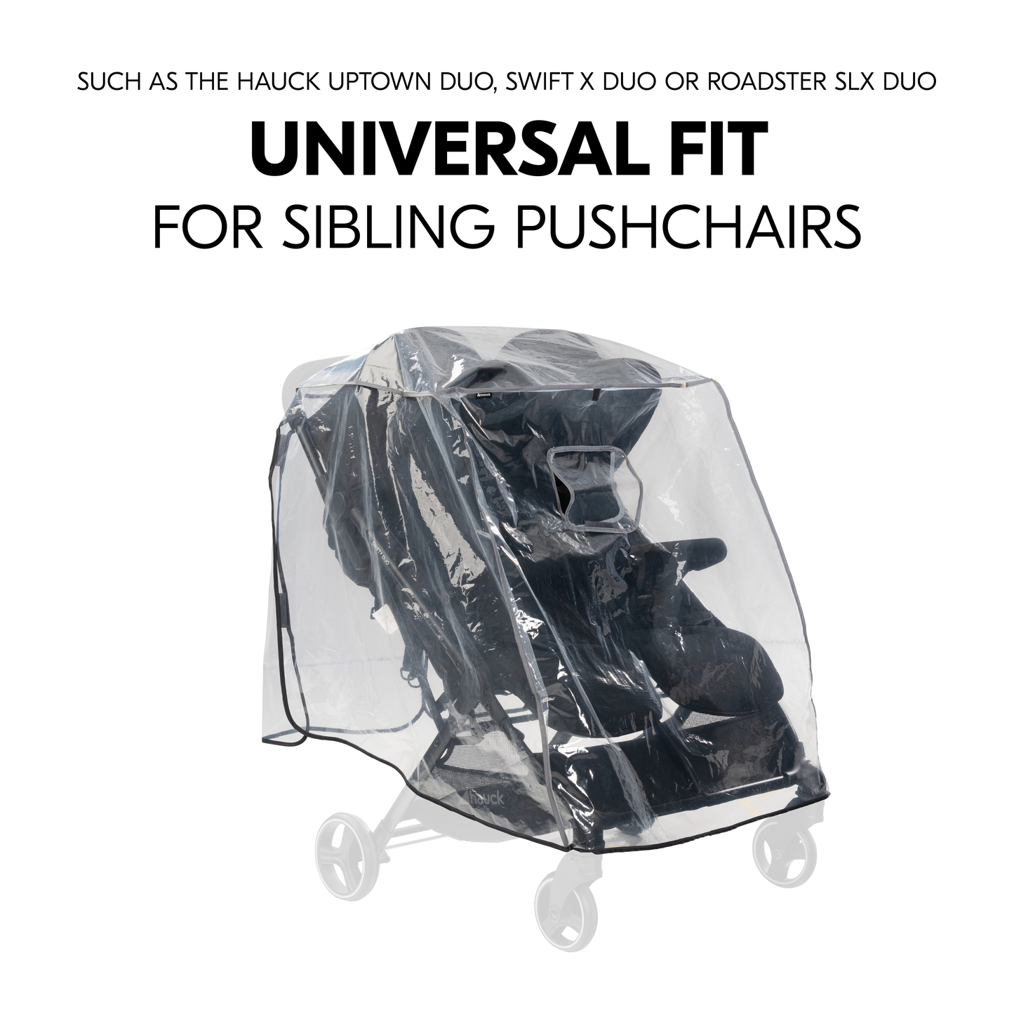 Pushchair Raincover Duo