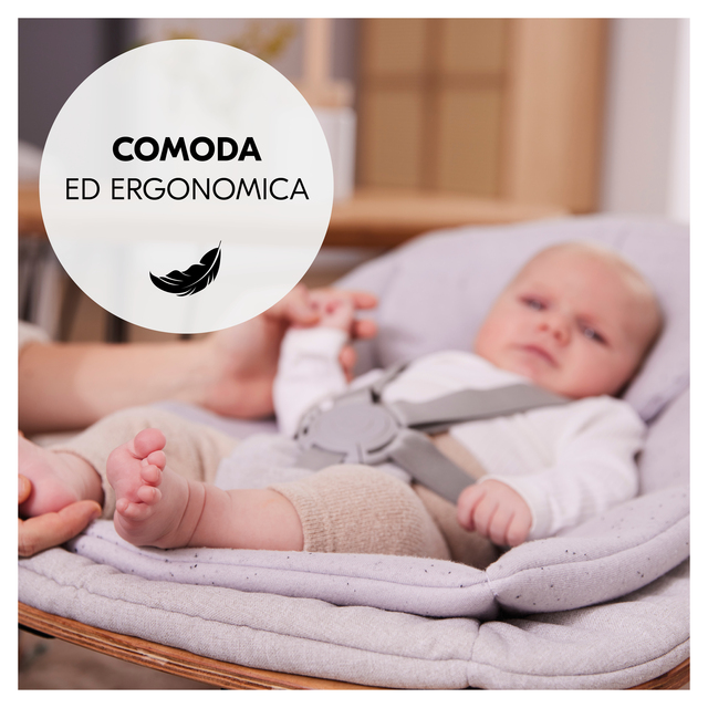 Highchair Bouncer Eco Light Grey