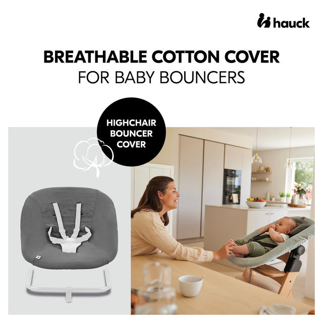Highchair Bouncer Cover Dark Grey
