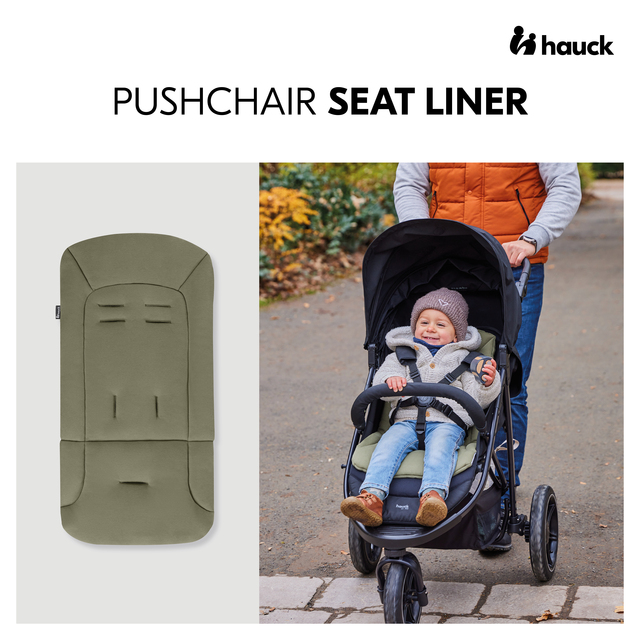 Pushchair Seat Liner  Olive