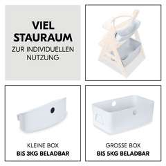 Viel Stauraum zur individuellen Nutzung