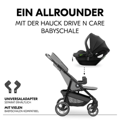 Mit vielen Babyschalen kompatibel