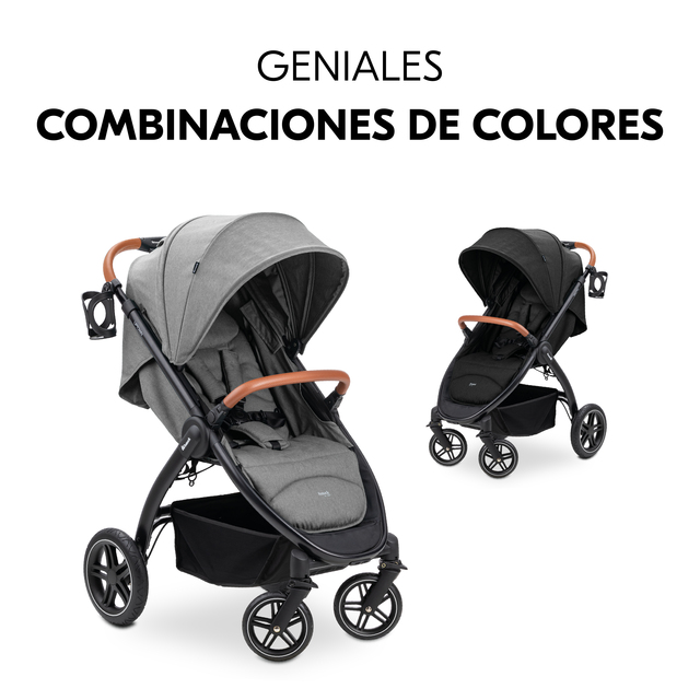 Uptown Black Melange Grey