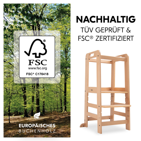 Nachhaltig, TÜV geprüft und FSC® zertifiziert