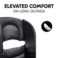 Sitting is comfy, even on long excursions