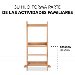 Su hijo forma parte de las actividades familiares