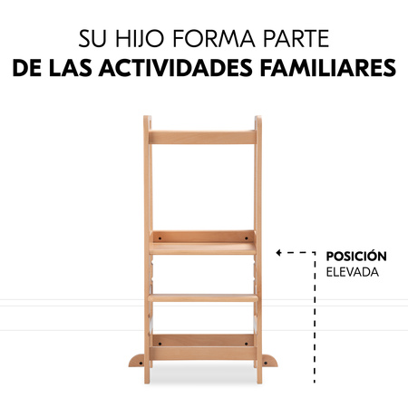 Su hijo forma parte de las actividades familiares