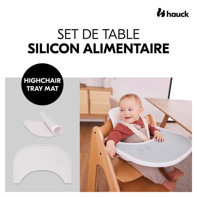 Highchair Tray Mat Speckle Beige