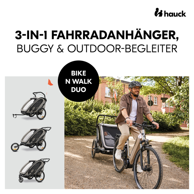 Bike N Walk Duo hauck 4007923515082 Light Grey