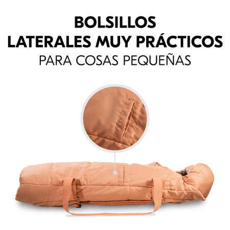 Útil: bolsillo lateral extra para objetos pequeños