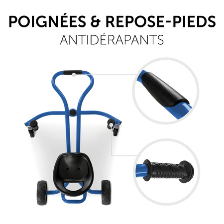 Poignées et repose-pieds antidérapants