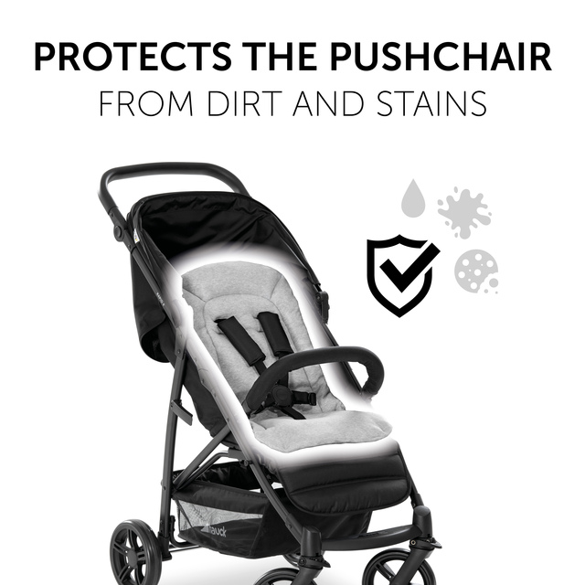 Pushchair Seat Liner  Light Grey