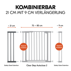 21 cm mit 9 cm Verlängerung Version kombinierbar